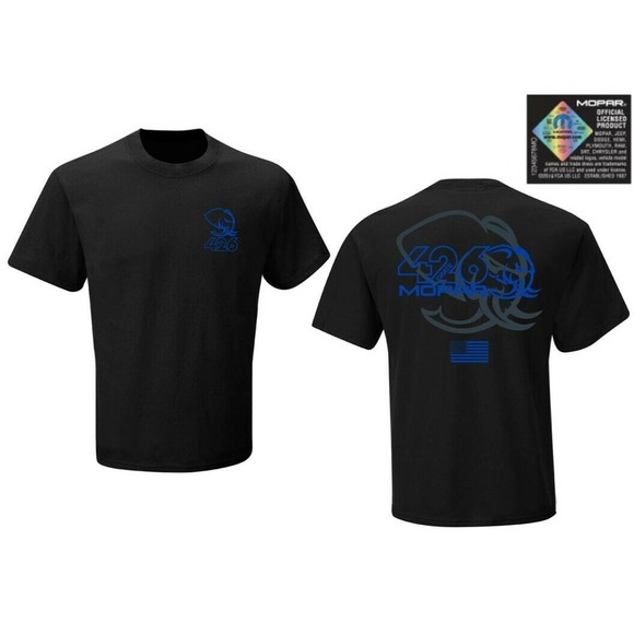 Mopar 426 Crate Hemi Men's Licensed Hellephant Logo Tee T-Shirt - Black - Picture 1 of 2